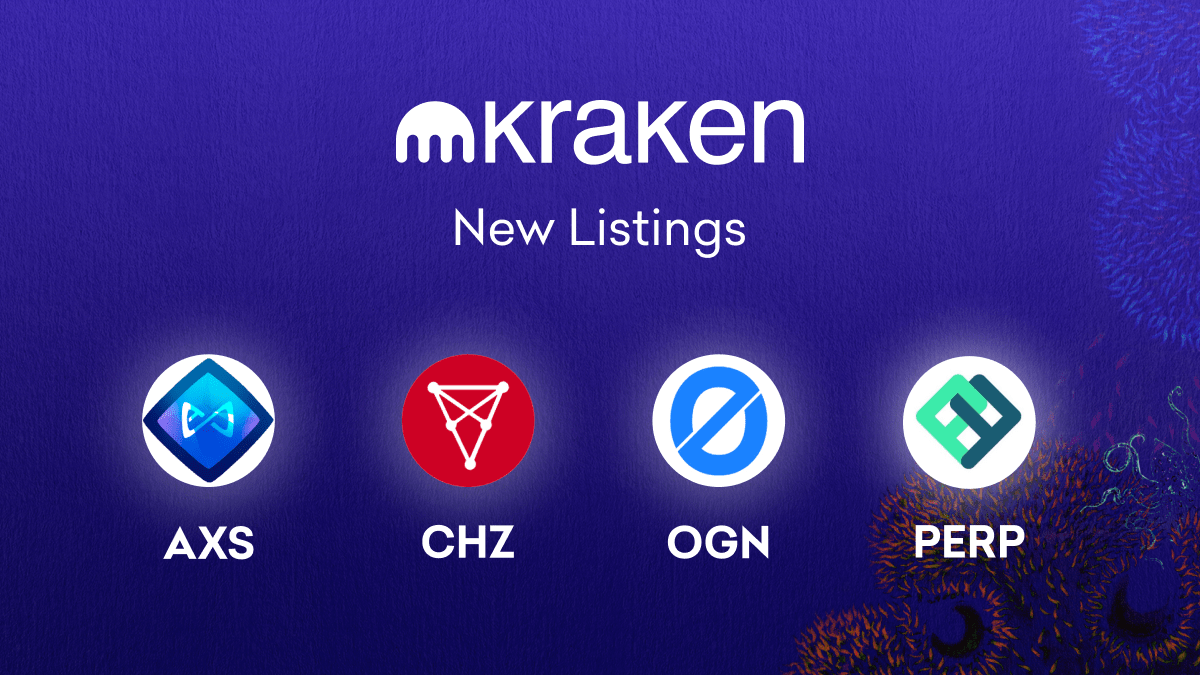 AXS, CHZ, OGN and PERP trading starts July 13 & CQT Trading Live!