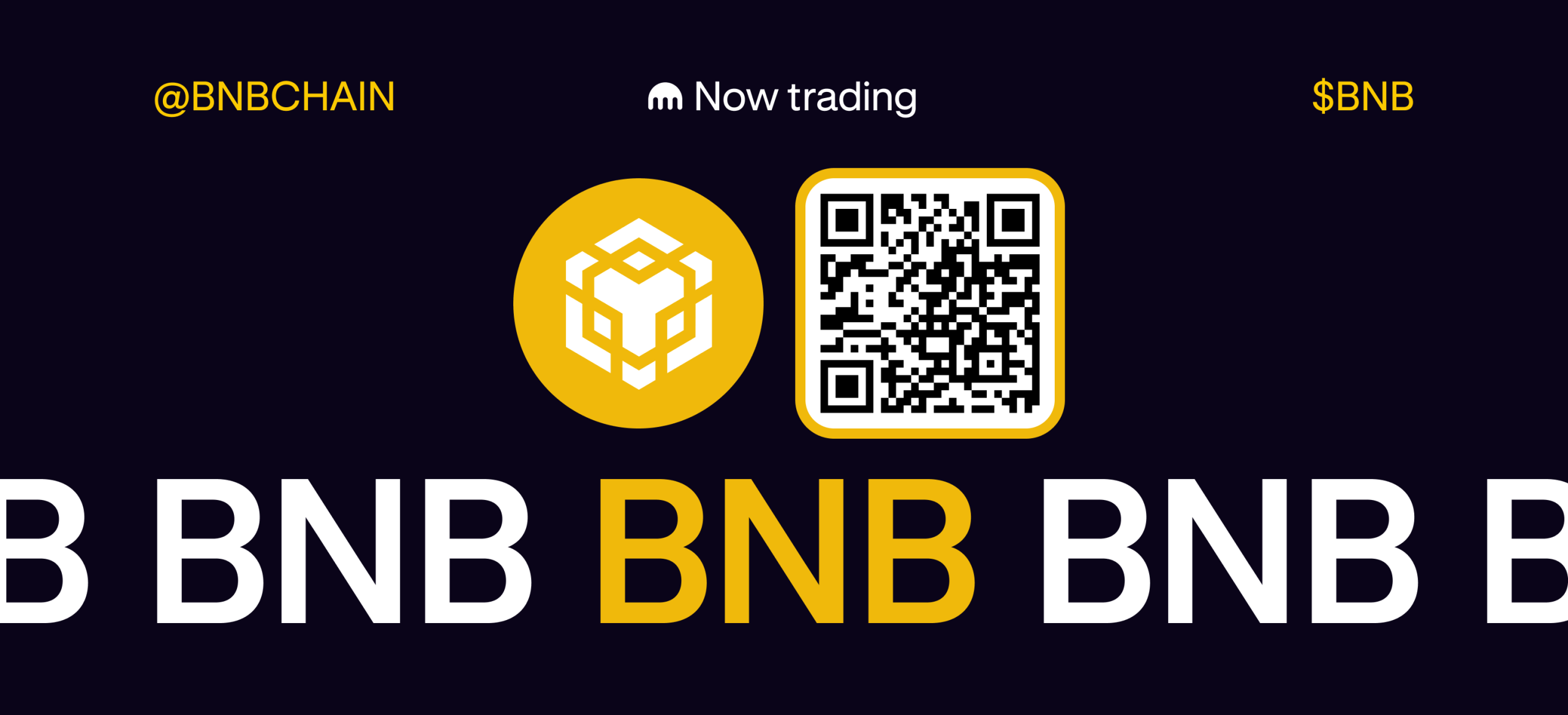 BNB is available for trading!