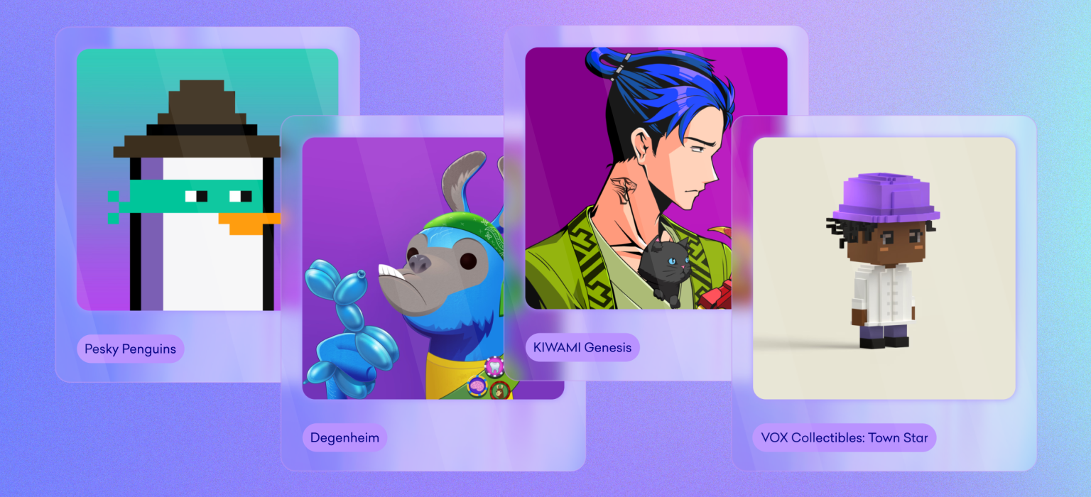 Degenheim, Kiwami, Pesky Penguins, VOX Collectibles: Town Star and more collections added to Kraken NFT