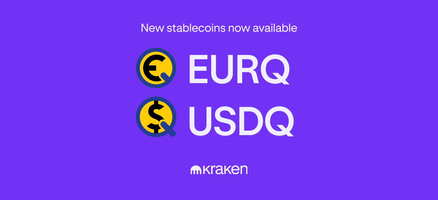 EURQ and USDQ: More stablecoins available on Kraken