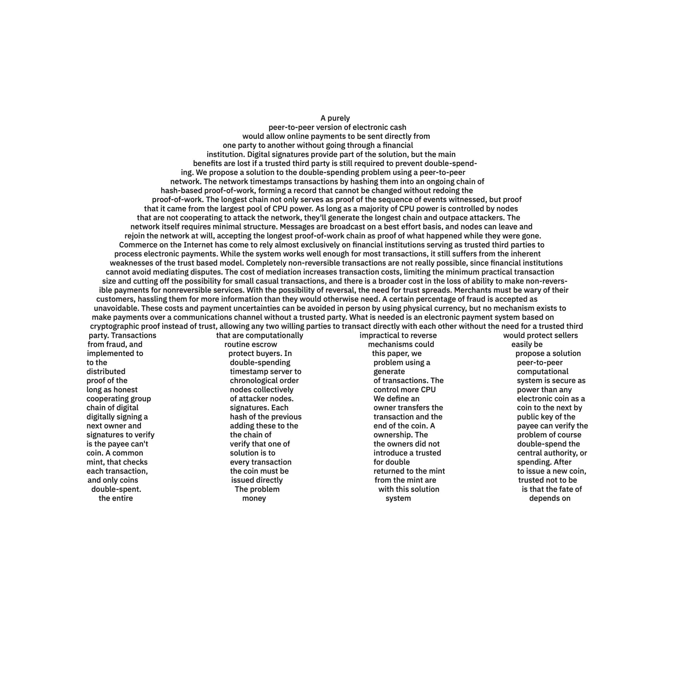 Hosting the Bitcoin Whitepaper