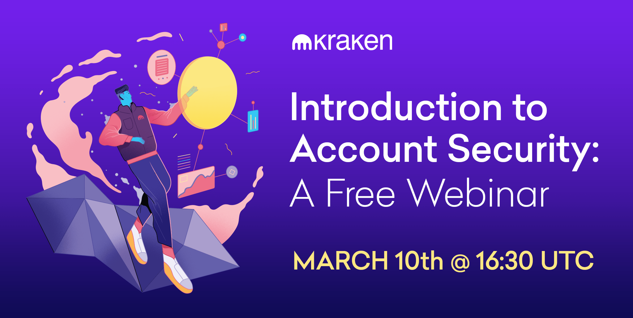 Introduction to Account Security: A Free Kraken Webinar – March 10th @16:30 UTC