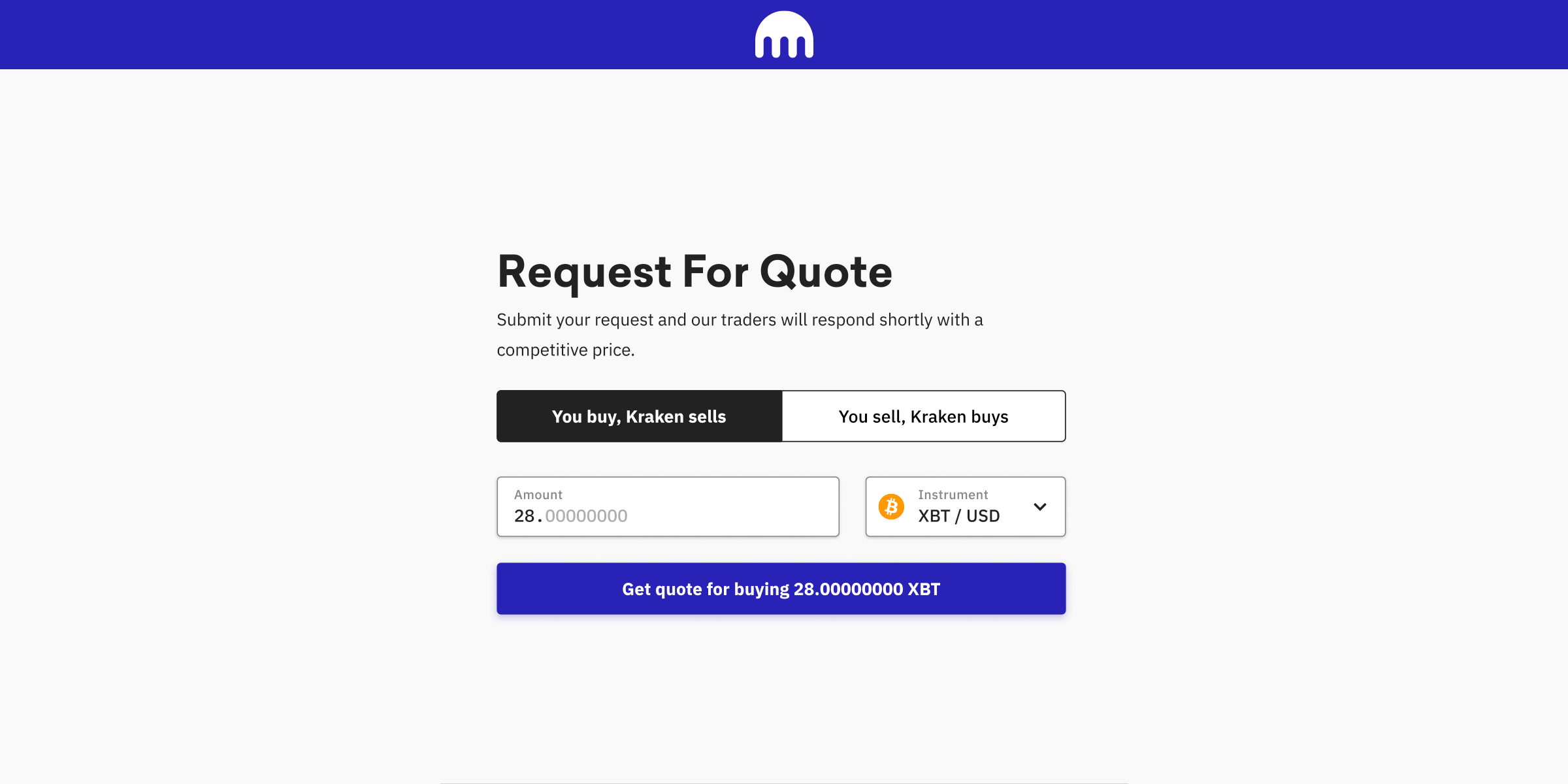 Kraken Announces New OTC Electronic Dashboard to Let Traders Get Automated Price Quotes in Seconds – Available February 13th