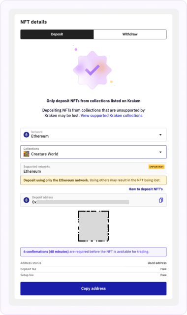 Kraken NFT is now live for beta testers