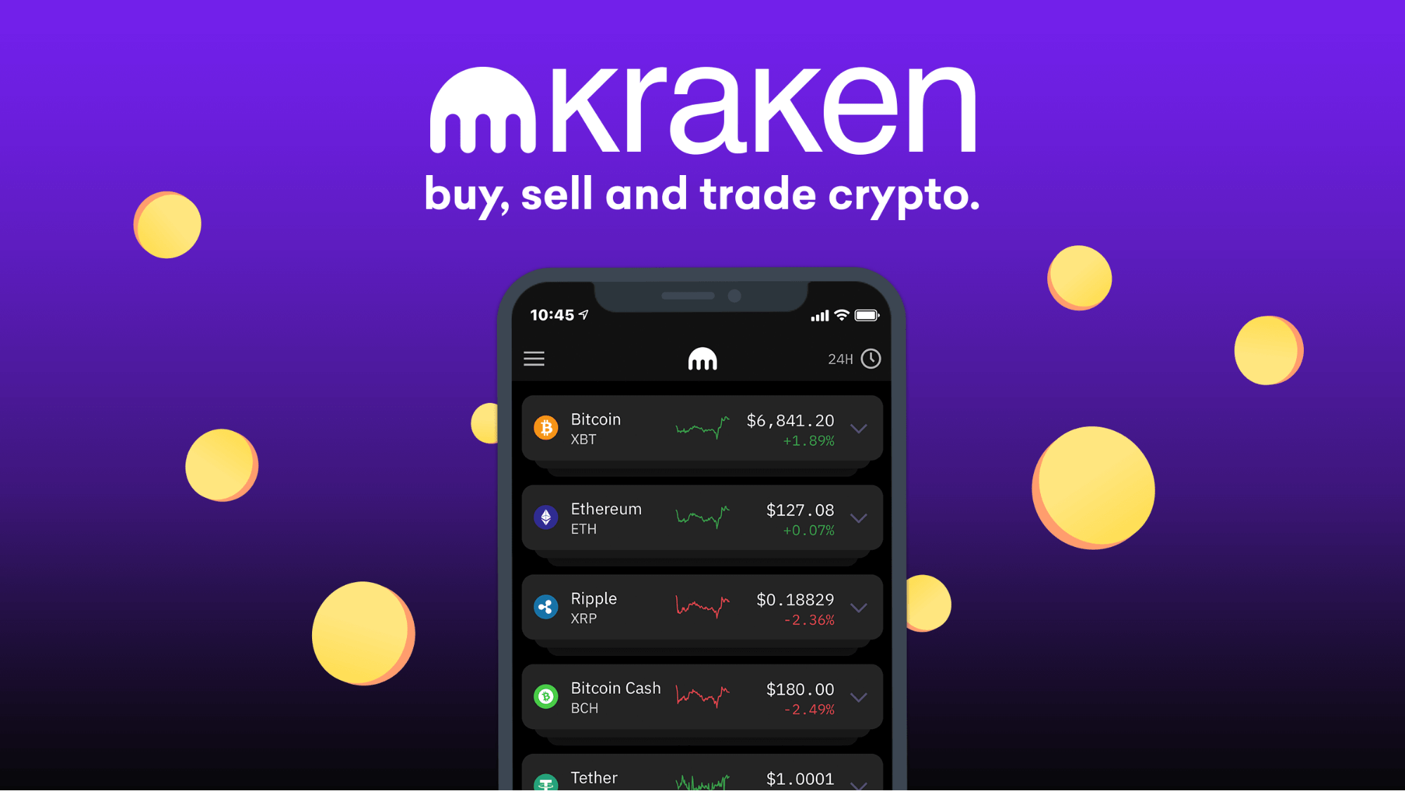 Kraken Pro now offers Dark Mode