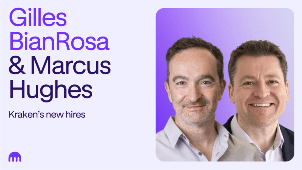 Kraken strengthens leadership team with two key appointments