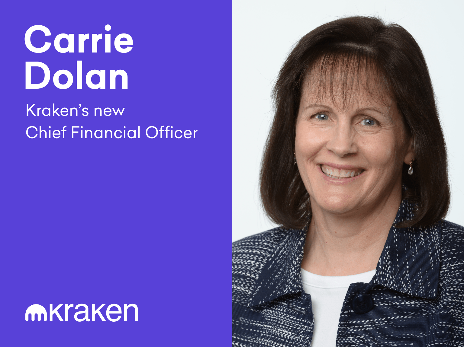 Kraken Welcomes Chief Financial Officer Carrie Dolan