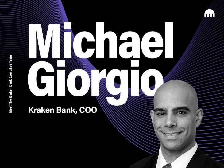Meet The Kraken Bank Executive Team: COO Michael Giorgio