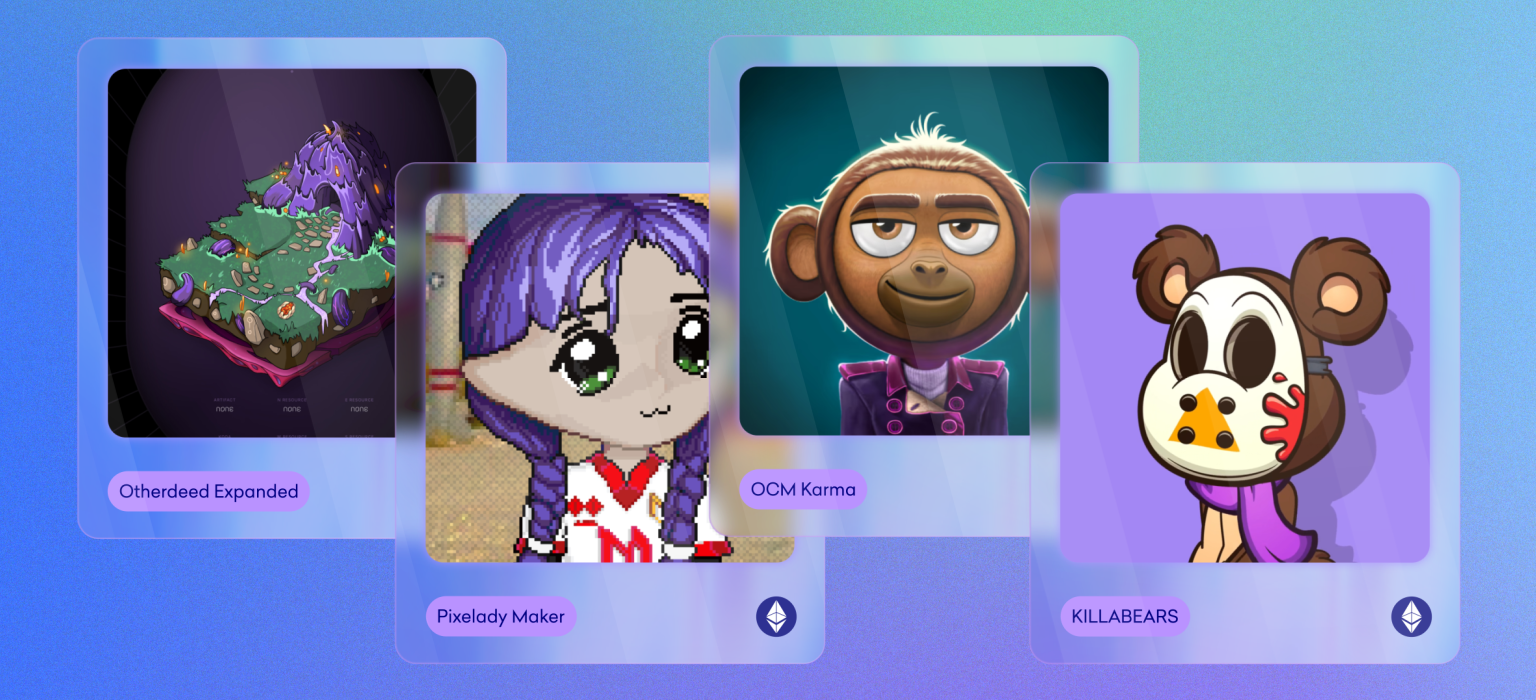 Otherdeed Expanded, Pixelady Maker, OCM Karma, KILLABEARS and more collections added to Kraken NFT