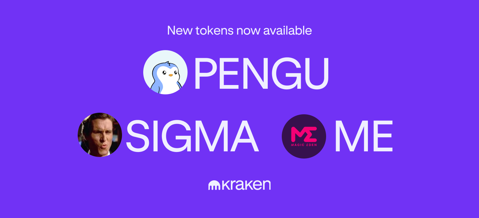 PENGU, SIGMA and ME are available for trading!