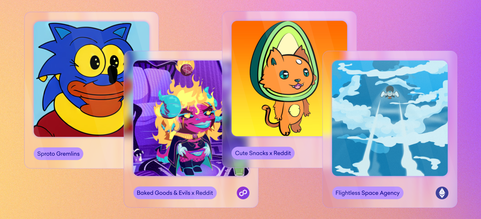 Sproto Gremlins, Baked Goods & Evils, Cute Snacks, and Flightless Space Agency added to Kraken NFT