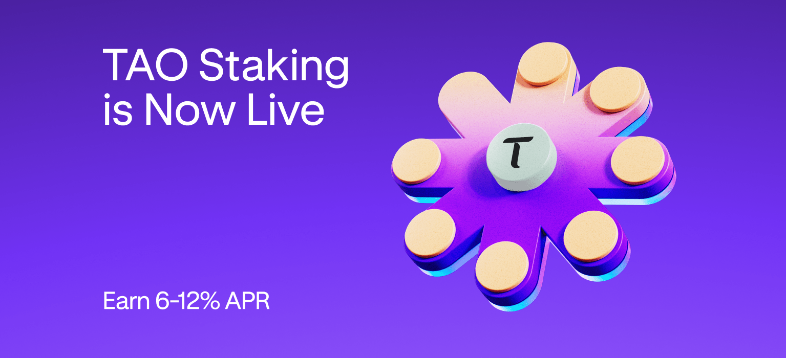 TAO staking is now live on Kraken – earn 6-12% APR