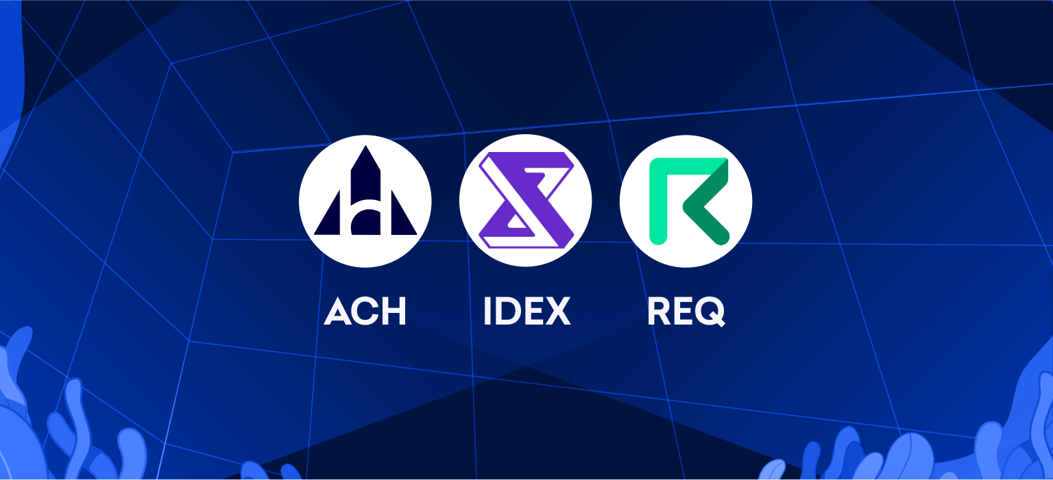 Trading for ACH, IDEX and REQ Starts May 31 – Deposit Now!