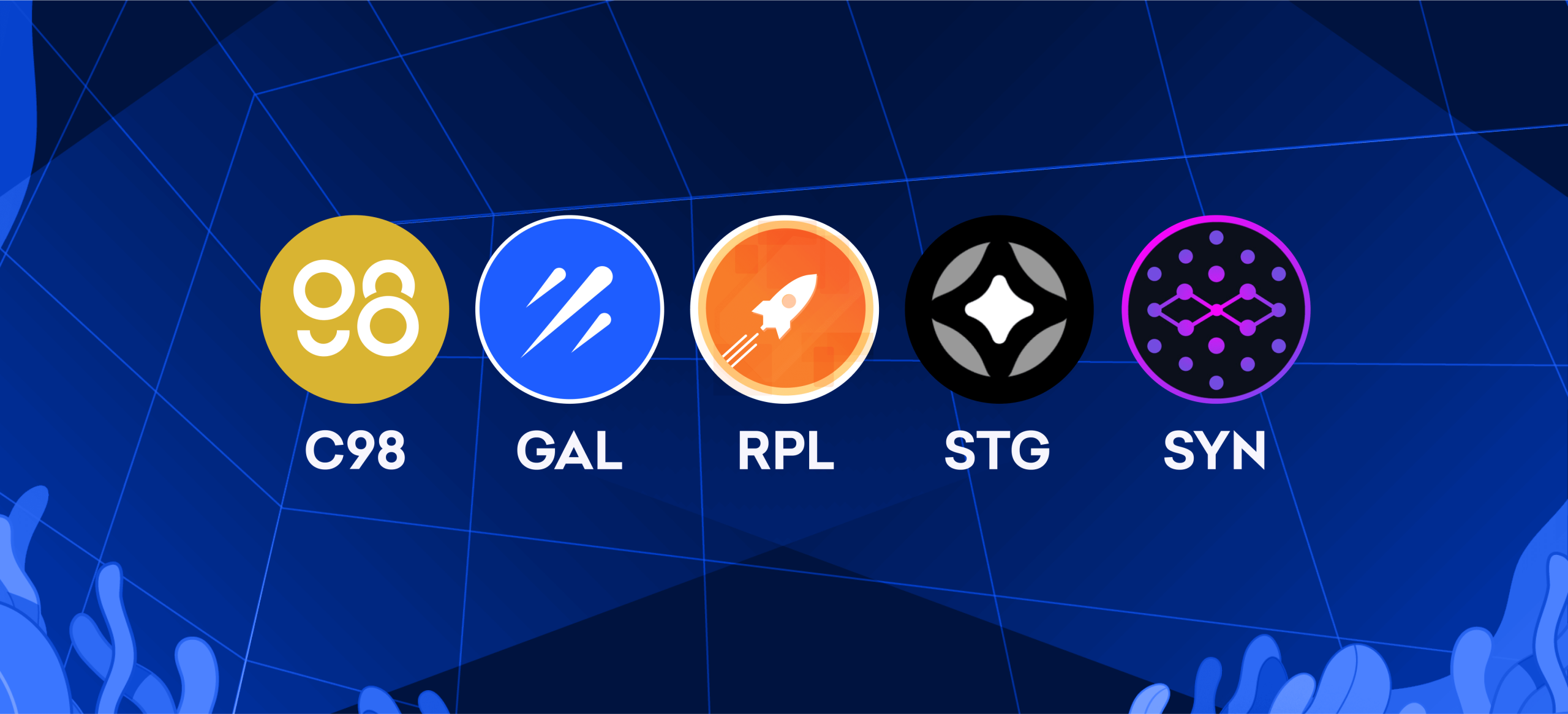 Trading for C98, GAL, RPL, STG and SYN starts September 29 – Deposit Now!