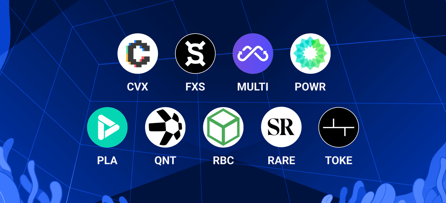 Trading for CVX, FXS, MULTI, POWR, PLA, QNT, RBC, RARE, TOKE Starts March 29 – Deposit Now!