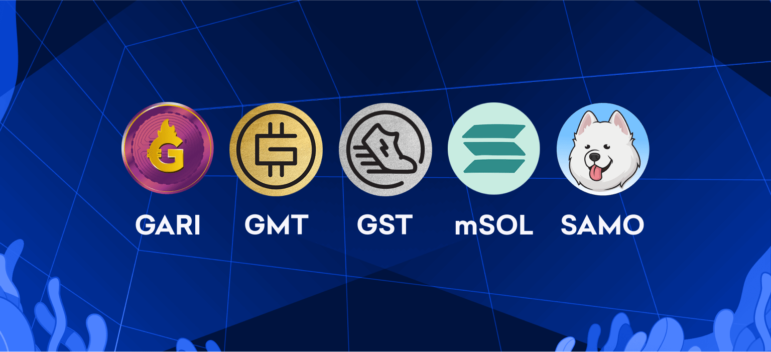 Trading for GARI, GMT, GST, mSOL and SAMO Starts April 29 – Deposit Now!