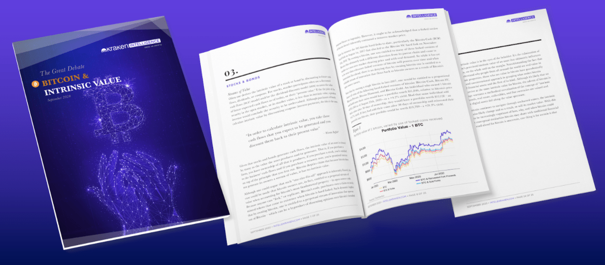 What Is Bitcoin’s Intrinsic Value? Our New Kraken Intelligence Report Explores