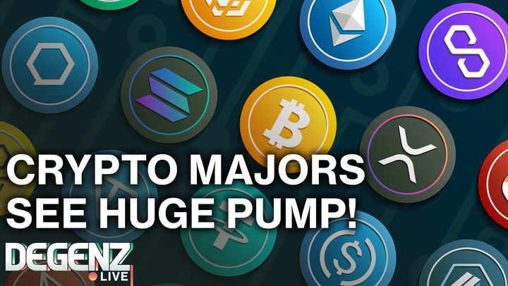 BTC HOLDS SUPPORT, MAJORS ALL UP, PUMP +40% IN A WEEK