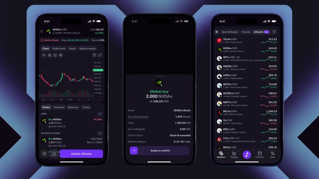 xStocks now available on Kraken Pro
