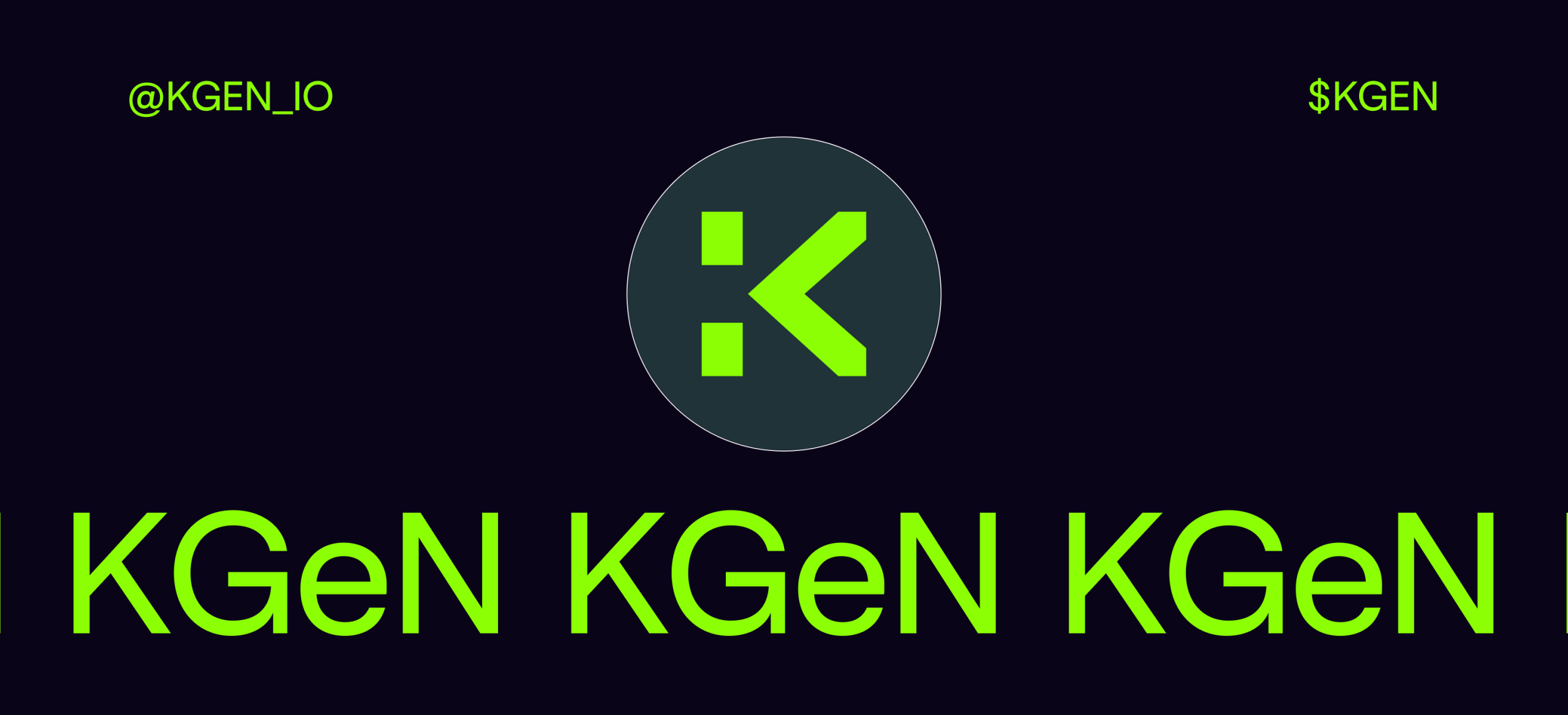 KGEN is available for trading!