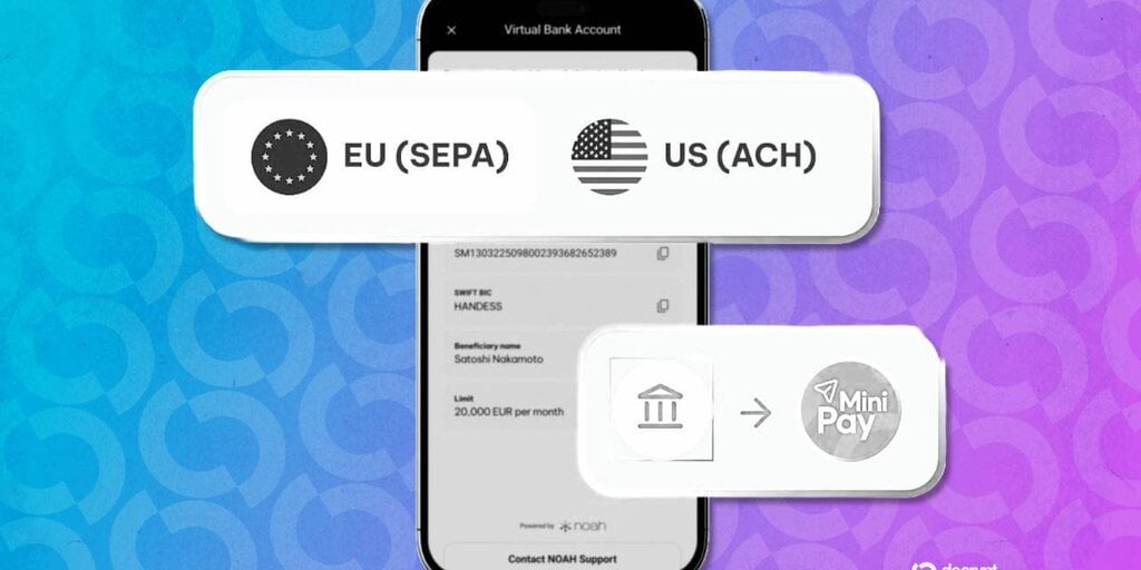 MiniPay Woos Freelancers with Stablecoin-Backed Virtual Dollar, Euro Accounts
