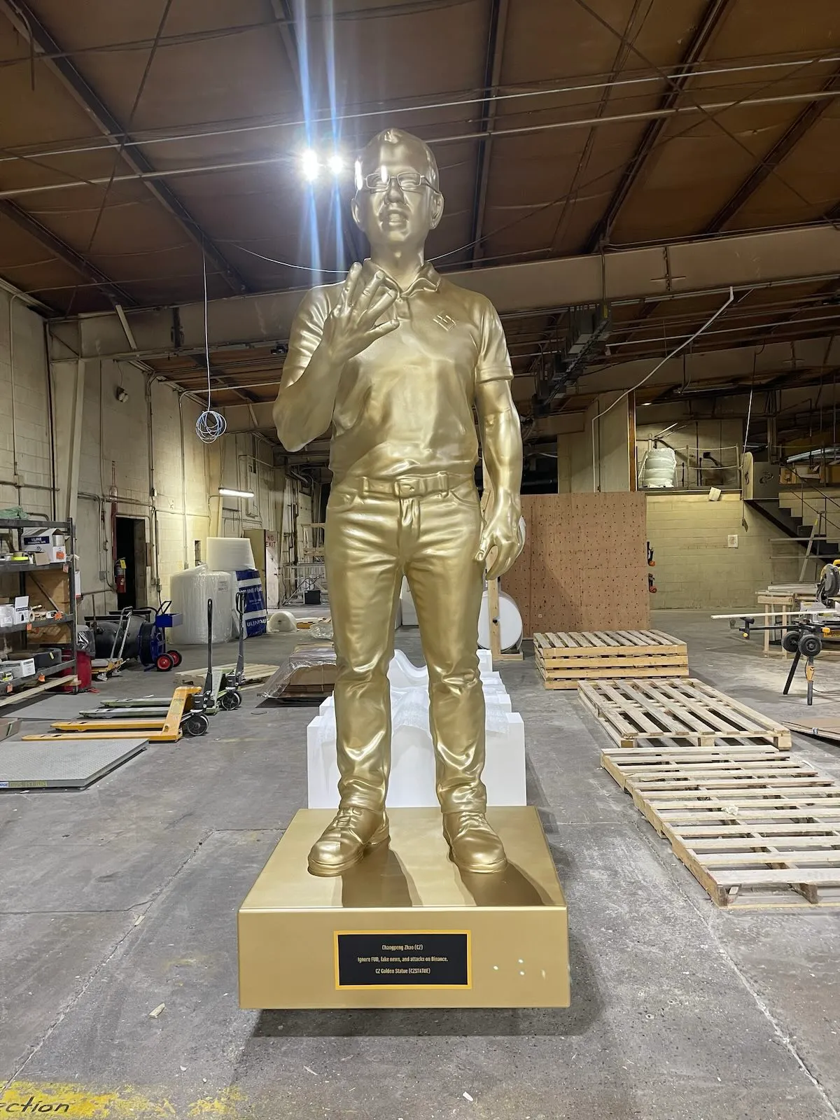 Statue of Binance Founder Changpeng Zhao Coming to Washington DC After Trump Pardon